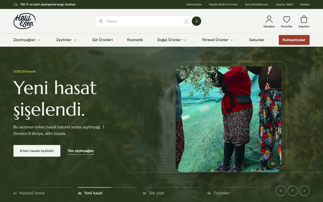 Kuvakaappaus halilesen.com-sivustosta